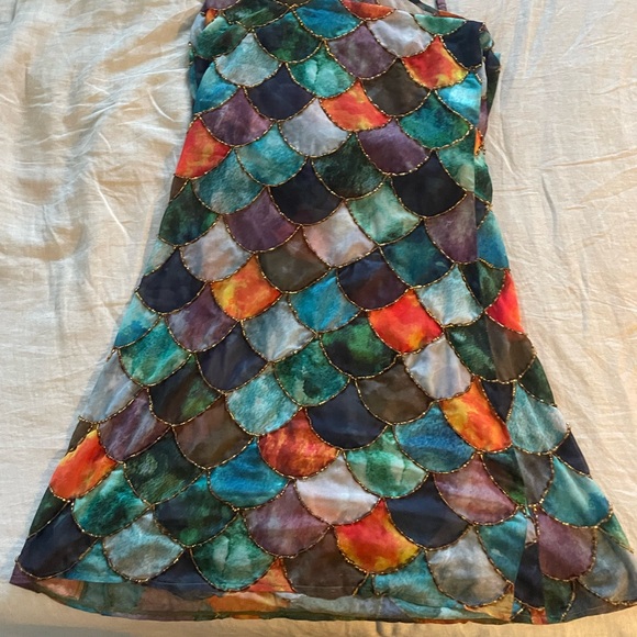 Kilentar Mami Dress - UK8/US 4 Rainbow Fish Mermaid Dress - Picture 6 of 9